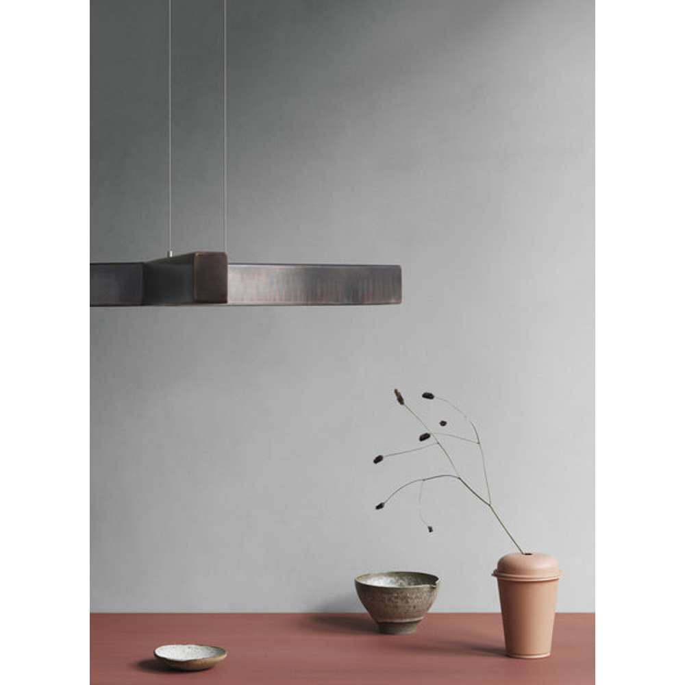 Y model cordless ø 80cm Pendel Bruneret kobber