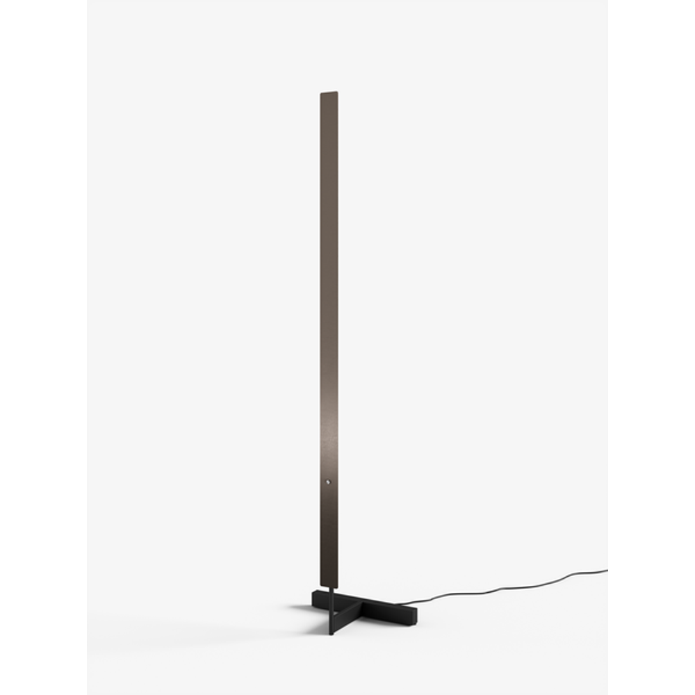 F model 165cm Gulvlampe Bruneret kobber