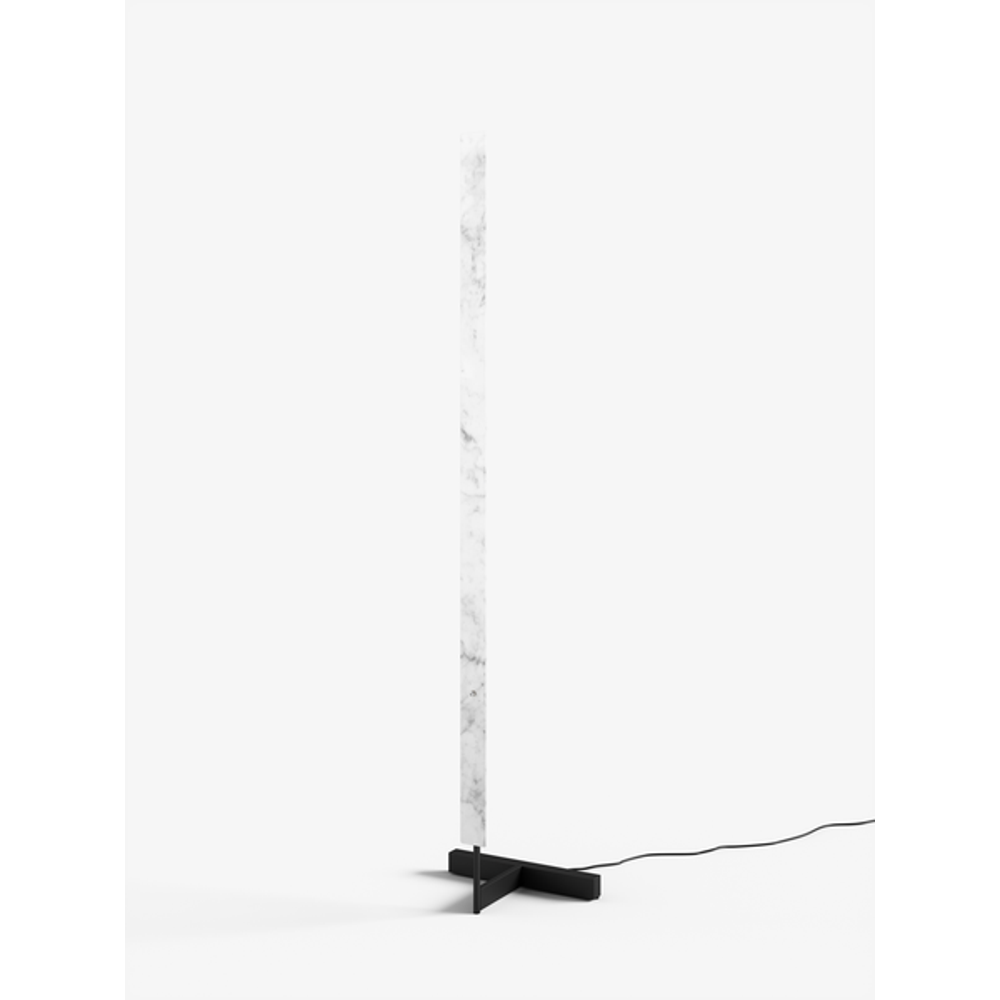 F model 165cm Gulvlampe Carrara marmor