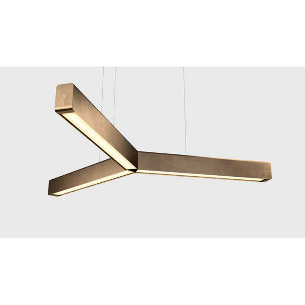 Y model cordless ø 80cm Pendel Bruneret messing