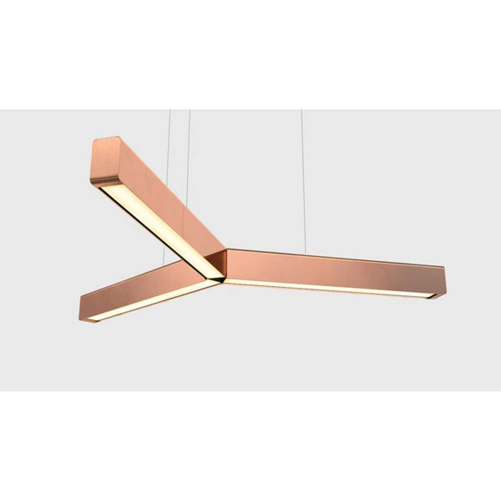 Y model cordless ø 80cm Pendel Poleret kobber