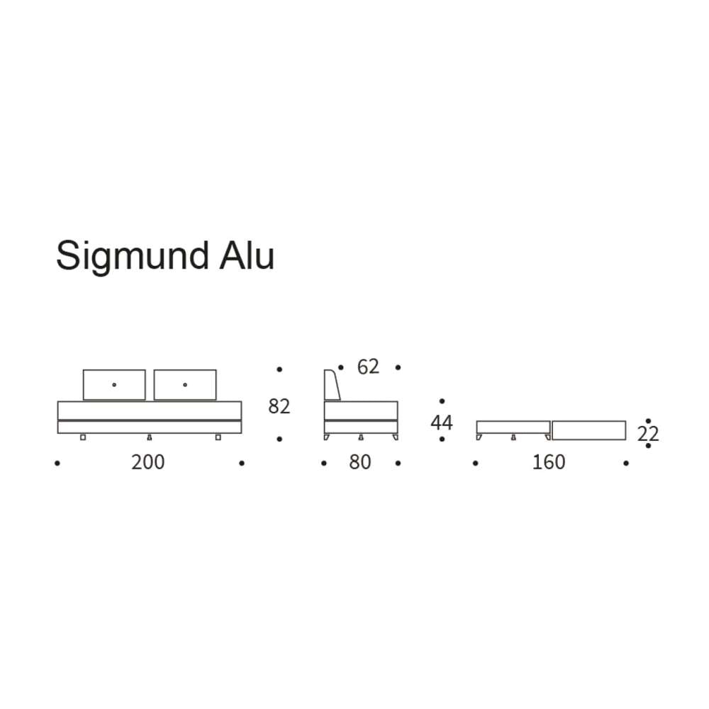 Innovation Living Sigmund Cube sovesofa