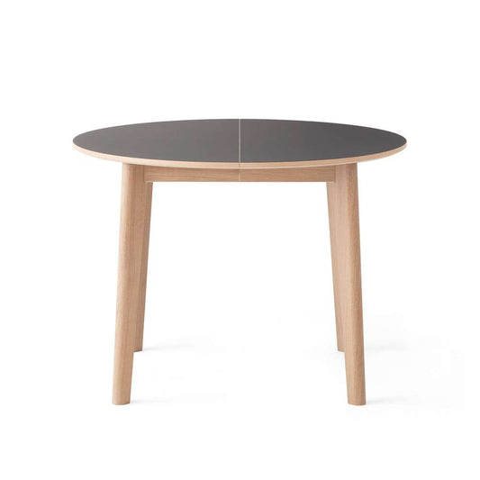 Skovby SM120 spisebord Ø102 med udtræk