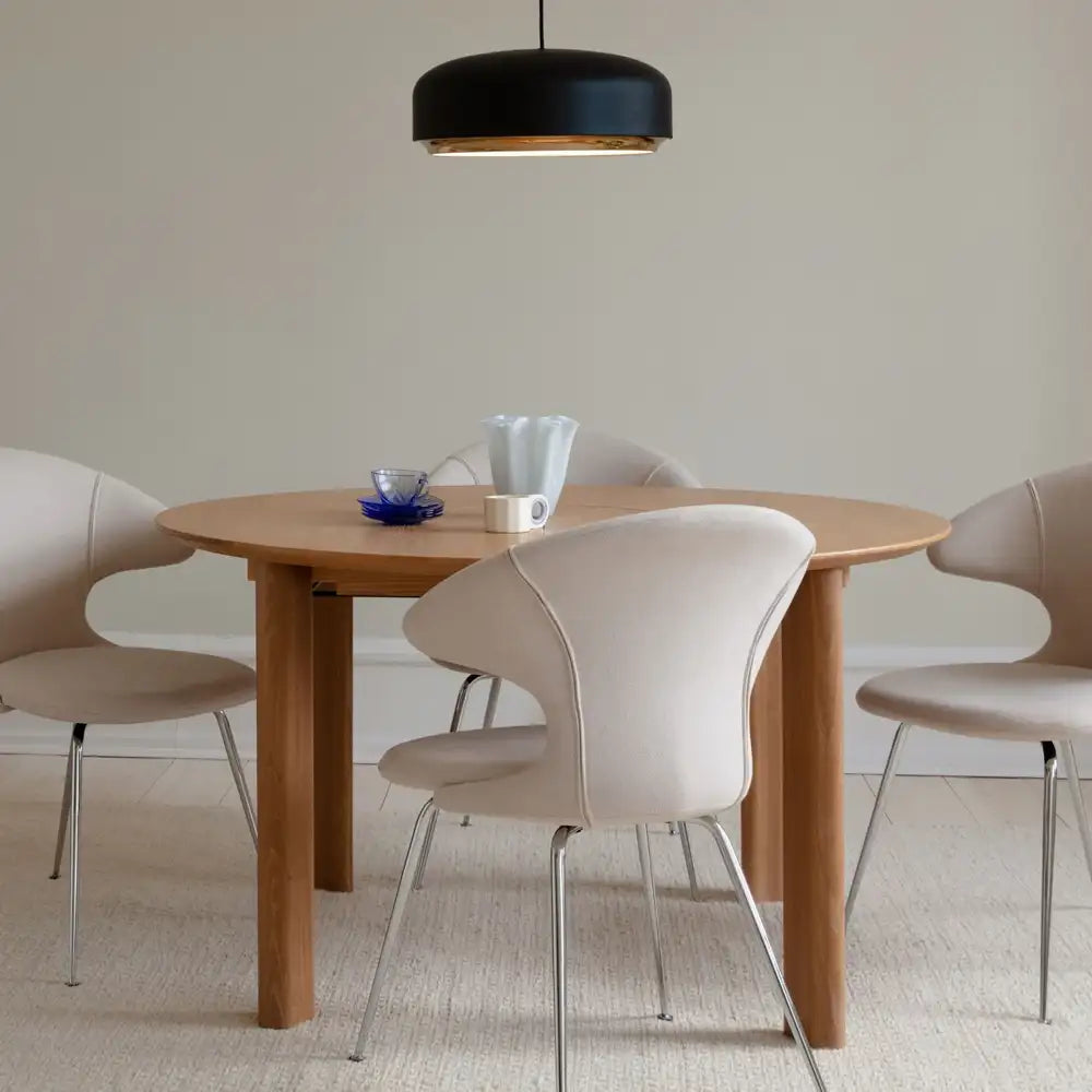 UMAGE Comfort Circle spisebord med udtræk