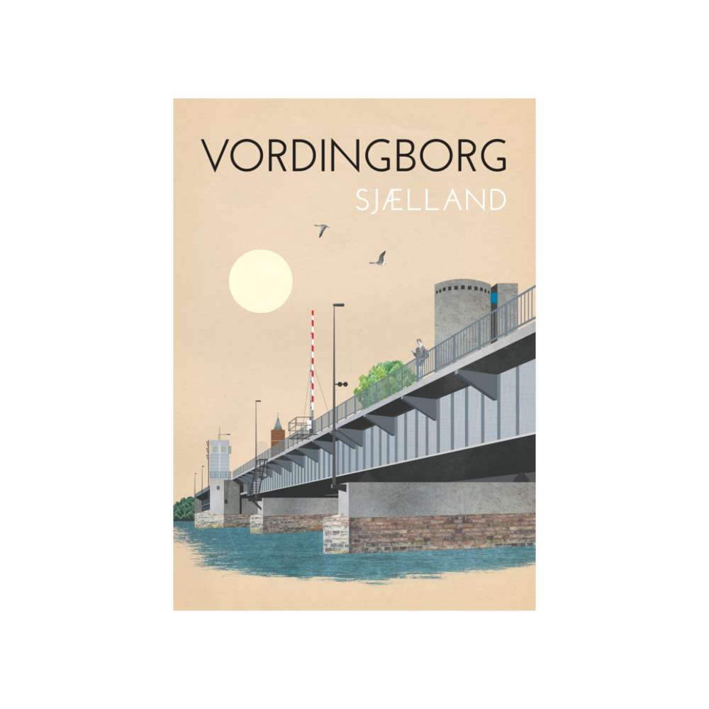 By Plakat Vordingborg u/ramme