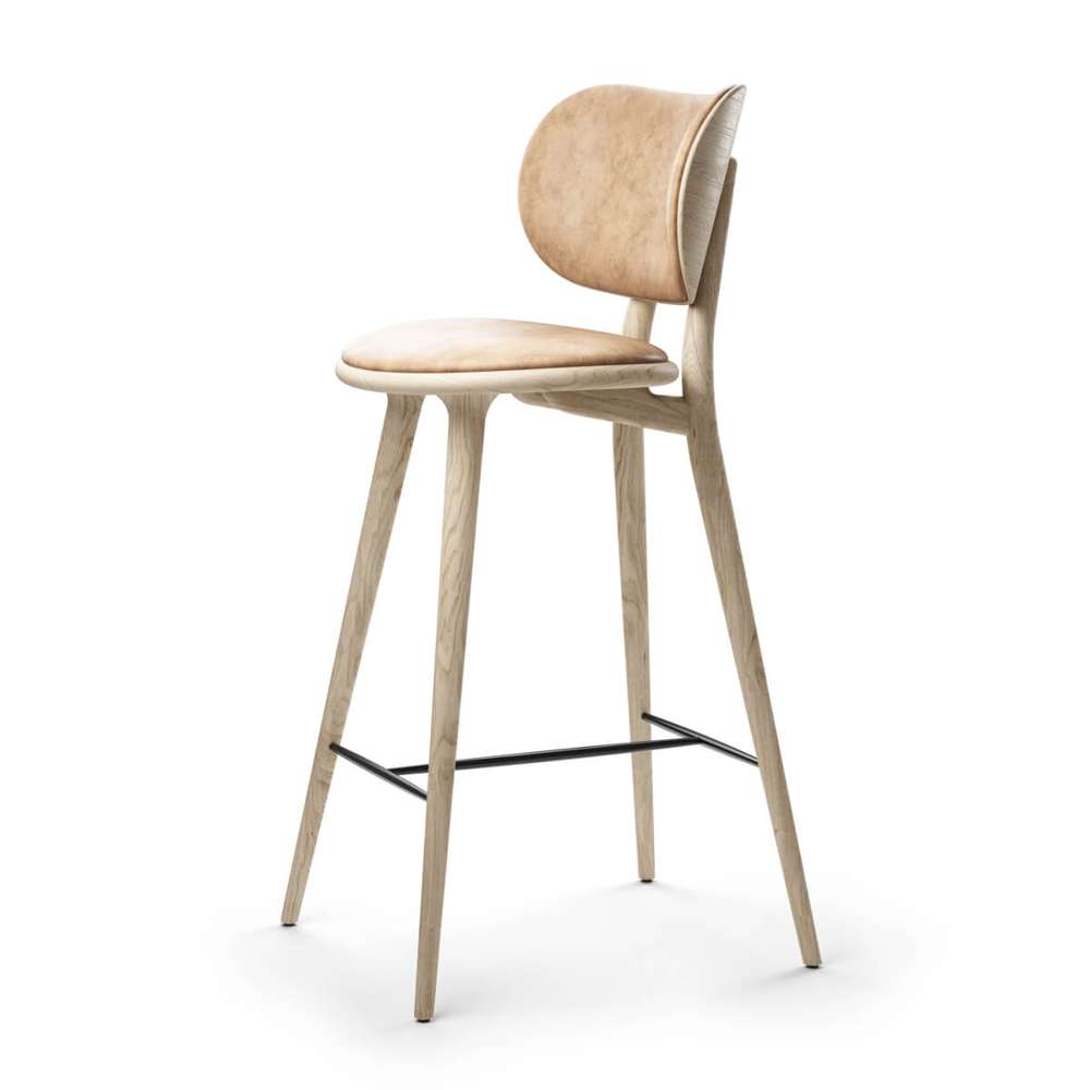 Mater High Stool barstol m/ryglæn H74