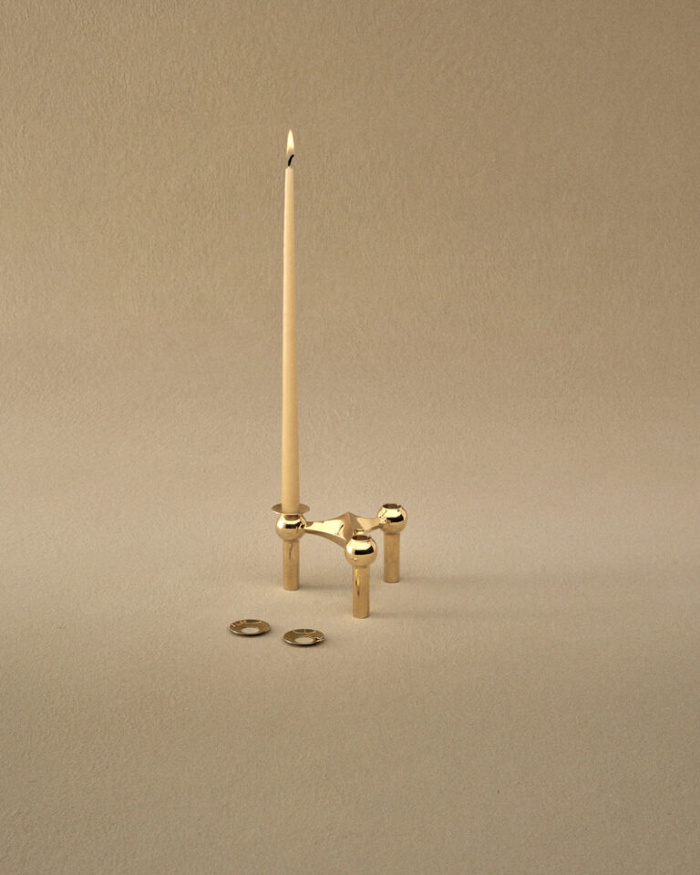Stoff Nagel Candle Cuff