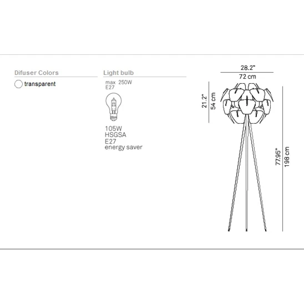 Hope gulvlampe - luceplan Gulvlampe Gulvlampe