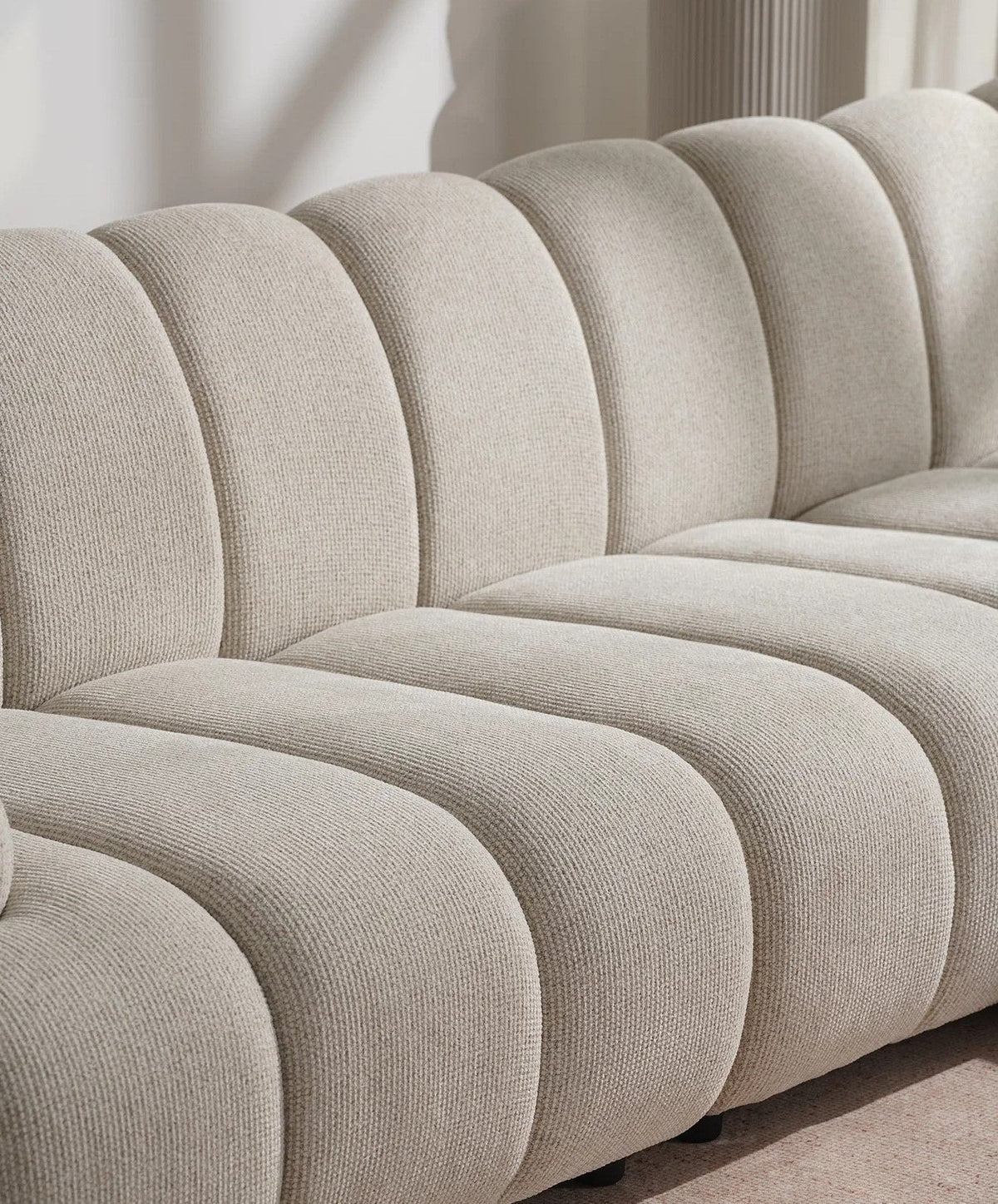 House Nordic Taza 3,5 personers modulsofa med puf
