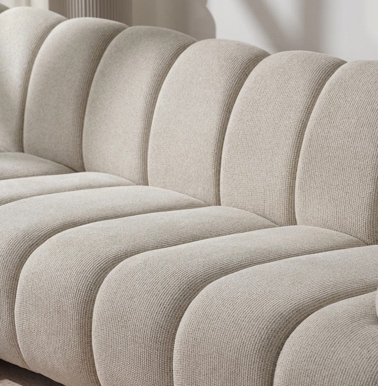 House Nordic Taza 3,5 personers modulsofa med puf
