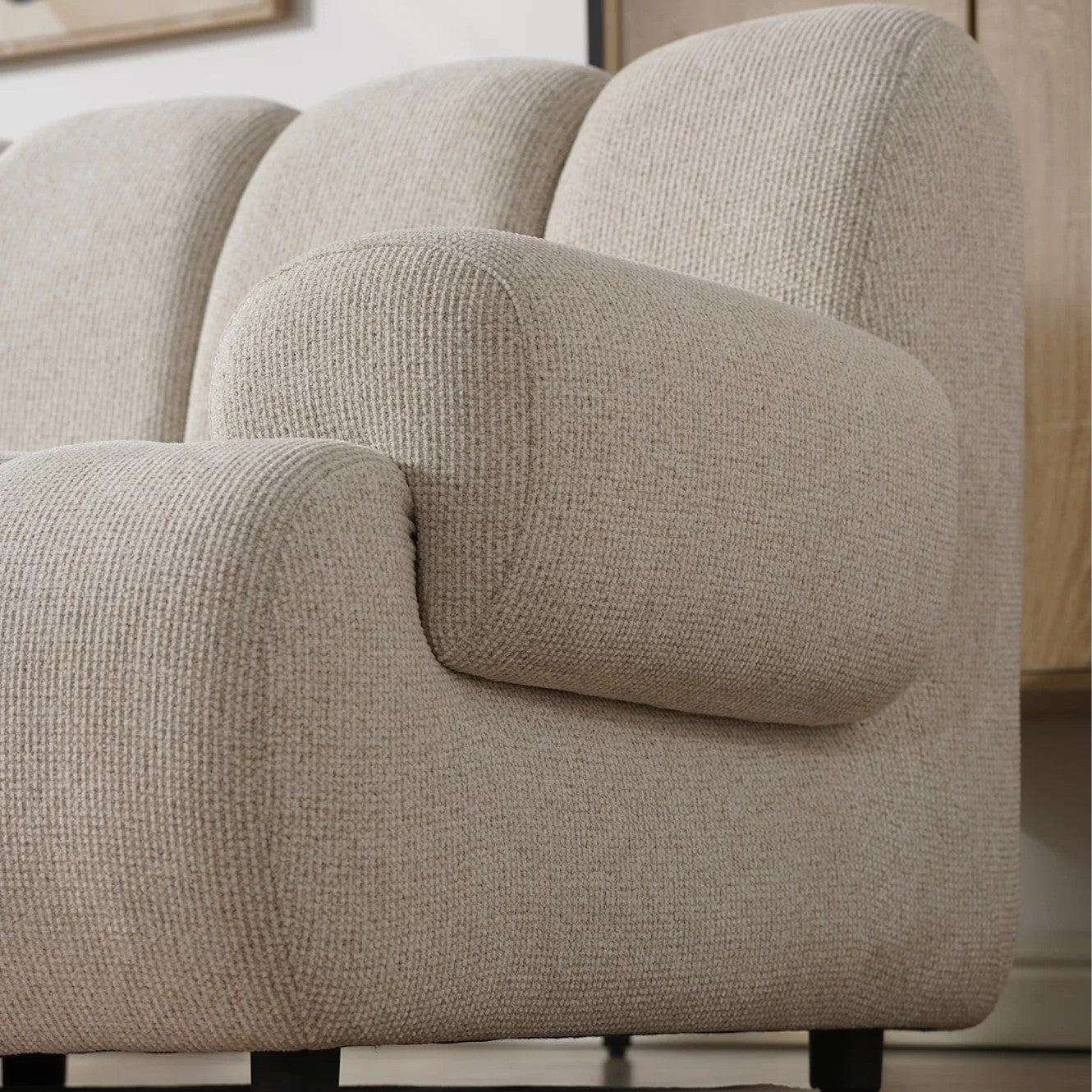 House Nordic Taza 3,5 personers modulsofa med puf