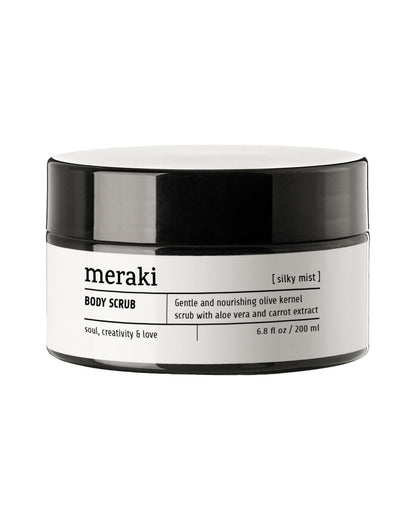 Meraki Body Scrub, Silky Mist