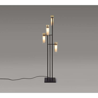 Osman 560.64 floor matt black + brushed brass Gulvlampe