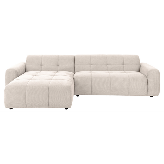 Blanco venstrevendt chaiselongsofa beige  Beige