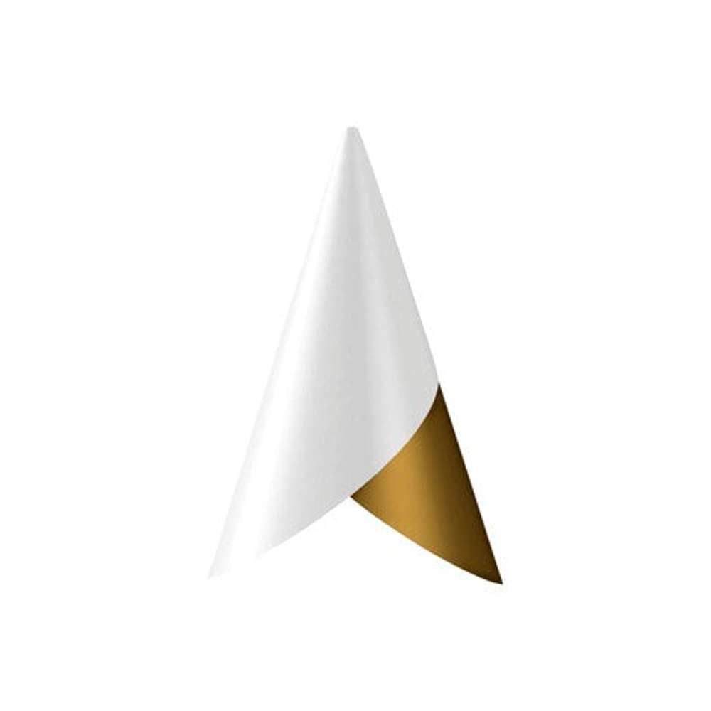 Cornet White & Brass Ø13.4 x 23,8 cm Pendel