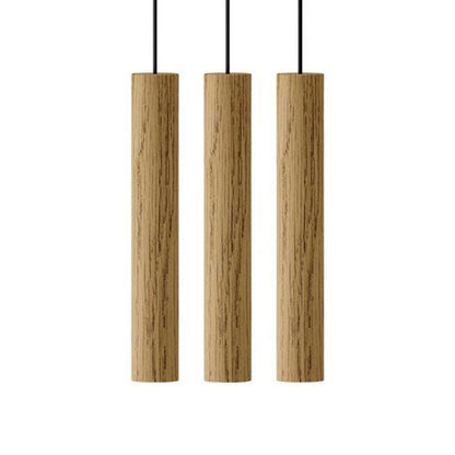 Chimes Cluster 3 - Oak Ø 3 x 22cm Pendel