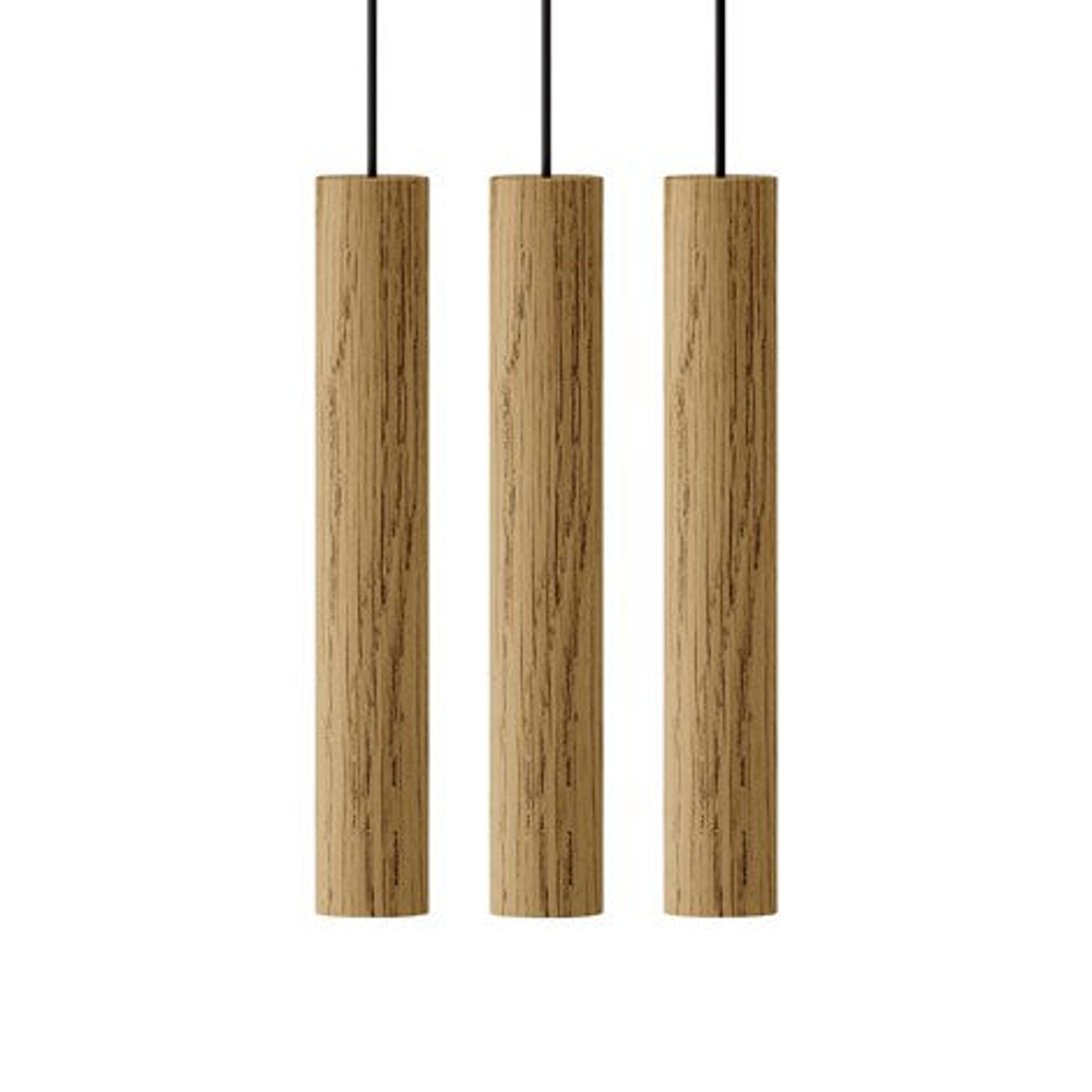 Chimes Cluster 3 - Oak Ø 3 x 22cm Pendel Pendel