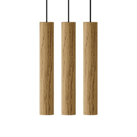 Chimes Cluster 3 - Oak Ø 3 x 22cm Pendel Pendel