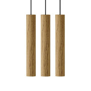 Chimes Cluster 3 - Oak Ø 3 x 22cm Pendel