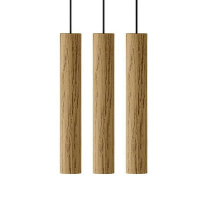Chimes Cluster 3 - Oak Ø 3 x 22cm Pendel