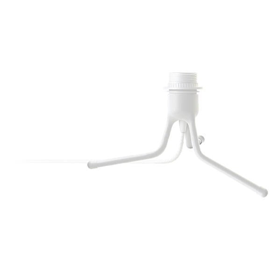 Tripod Base matt white H 18,6 cm Bordlampe Bordlampe