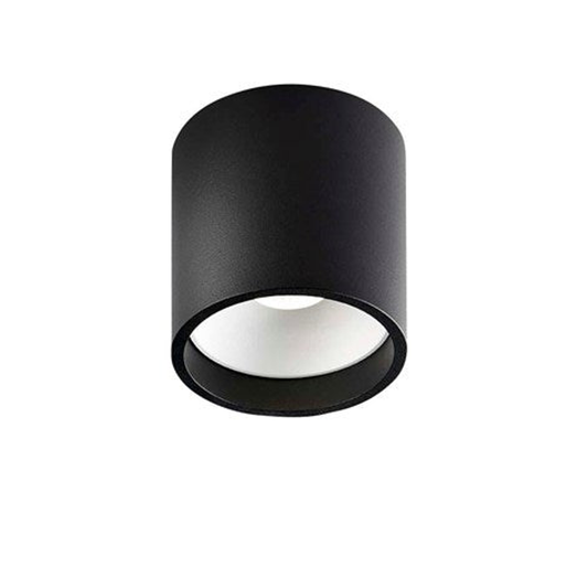 Solo 1 round black/ white Loftlampe Loftlampe