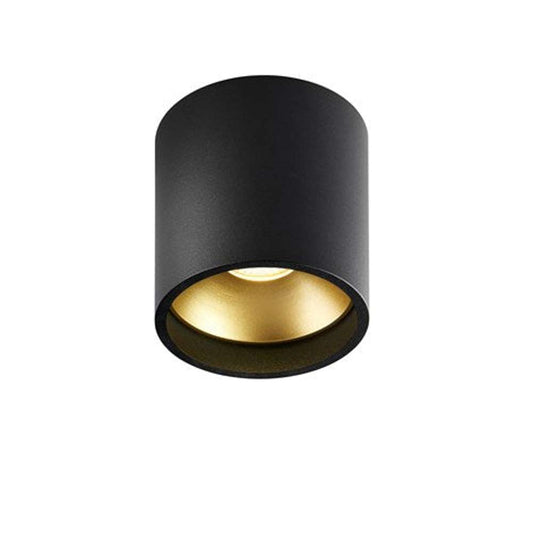 Solo 1 round black/gold Loftlampe