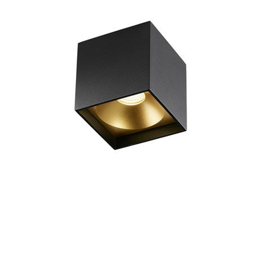 Solo square black/gold Loftlampe Loftlampe