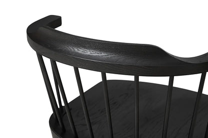 Exchange Dining Chair, black oak fra Stellar Works