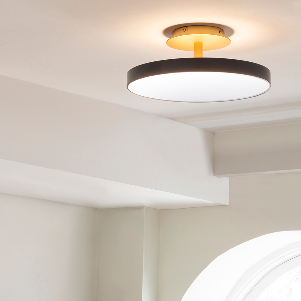 Asteria up plafond ø43 grå Loftlampe