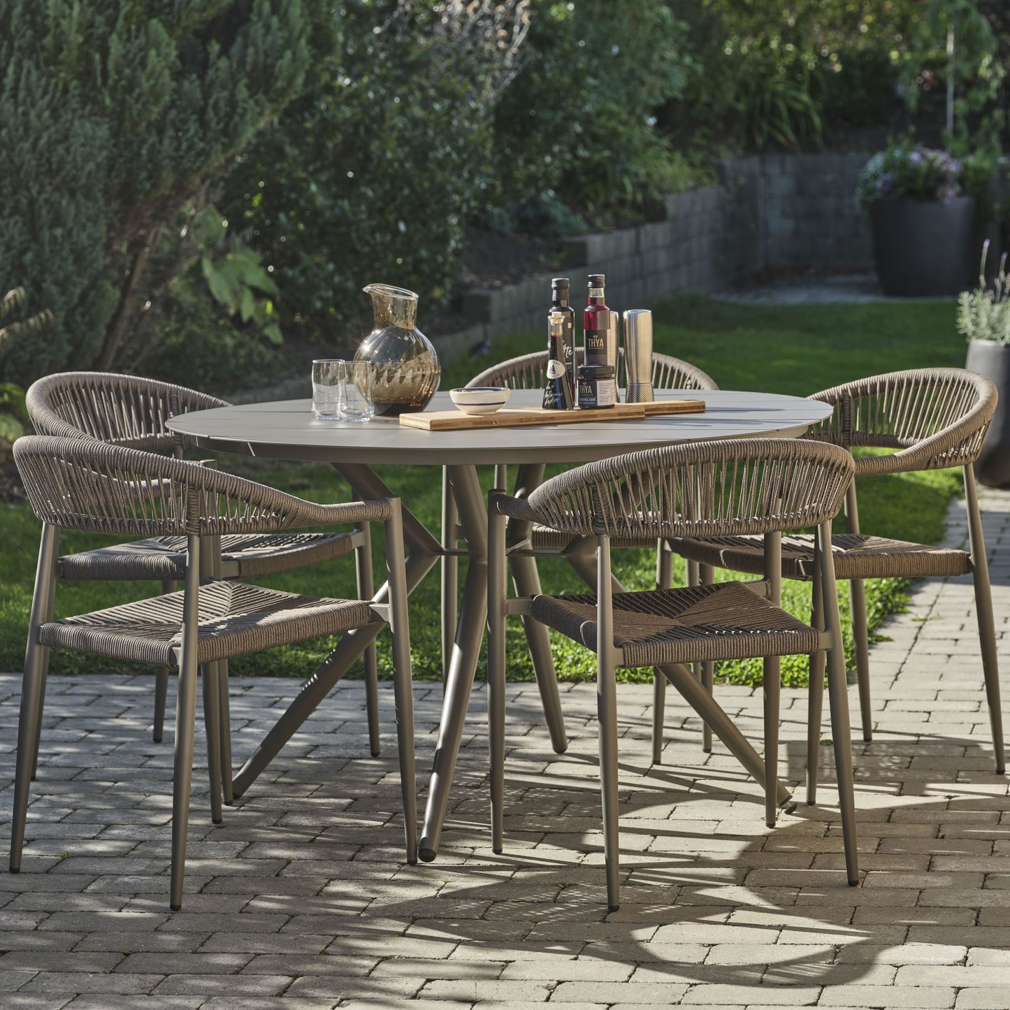 Lexpo Corfu havebord Ø126 cm Brown