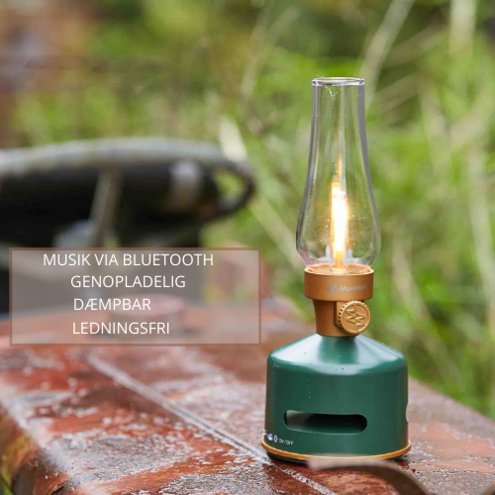 Led lantern speaker o. grøn/original green Portable Portable