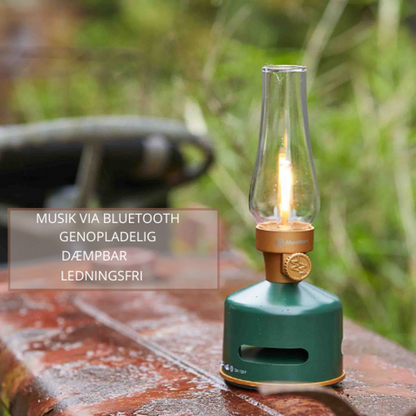 Led lantern speaker o. grøn/original green Portable