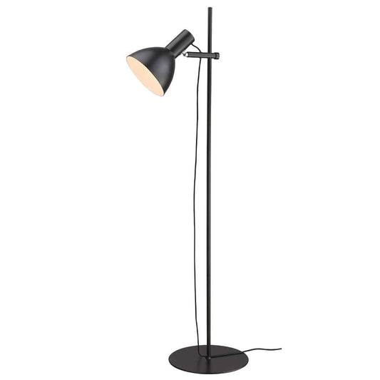 Baltimore gulvlampe 1l sort