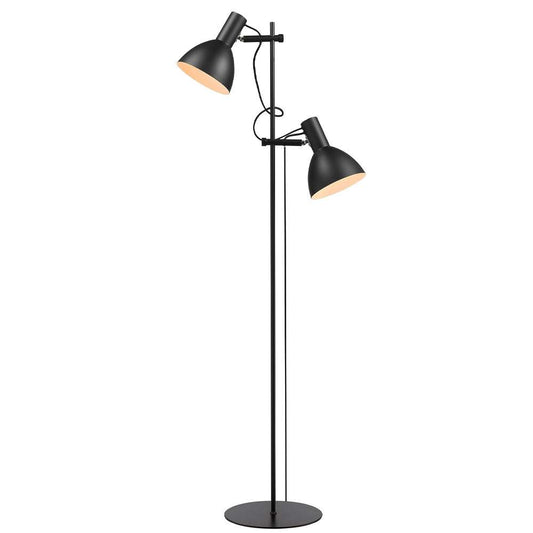 Baltimore gulvlampe 2l sort