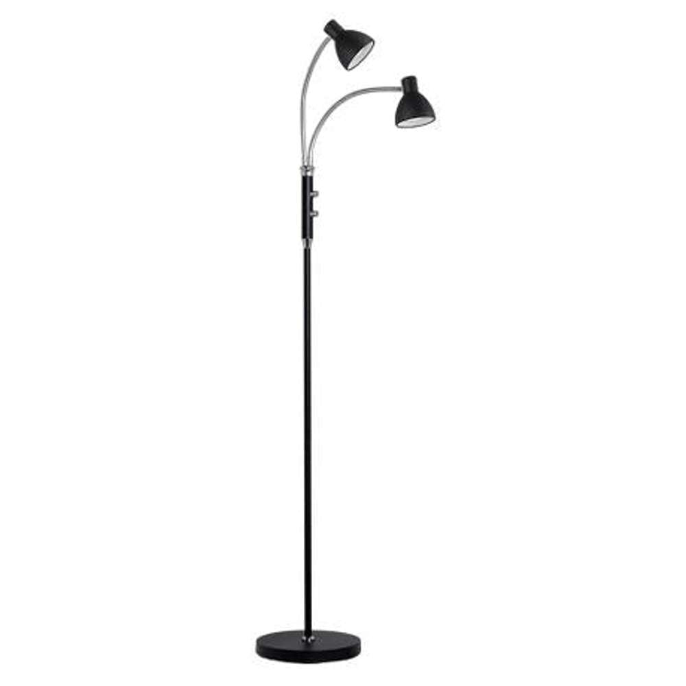 Hudson gulvlampe led 2l gu10, sort