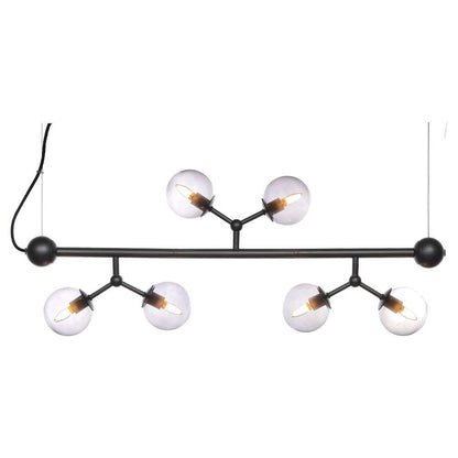 Atom langbord mini smoke med 6 glas 6xg9