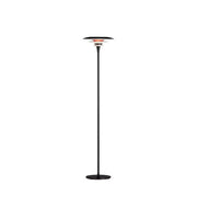 Diablo gulvlampe ø30 mat sort/blank rød Gulvlampe