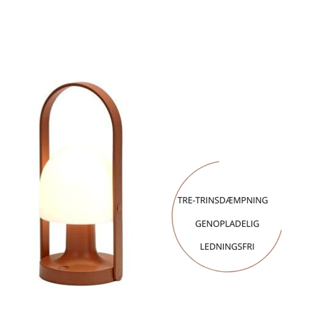 Follow me bordlampe terracota Portable Portable