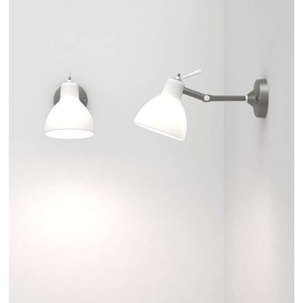 Luxy h0 loftlampe grafit/glas Væglampe