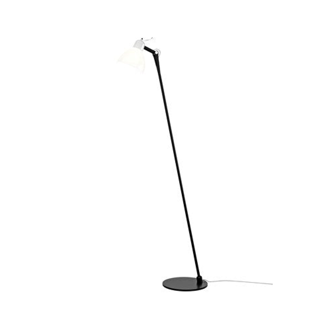 Luxy glam f0 gulvlampe sort/hvid Gulvlampe Gulvlampe