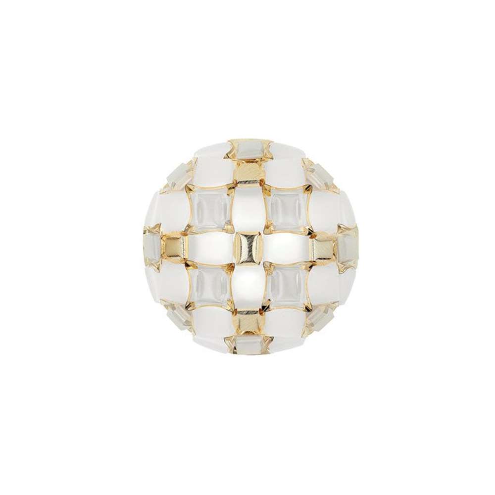 Mida plafond ø50 hvid/guld Loftlampe