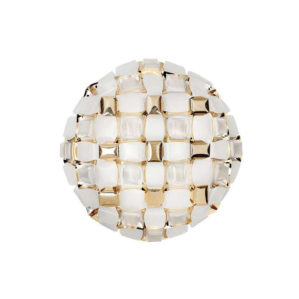 Mida plafond ø67 hvid/guld Loftlampe