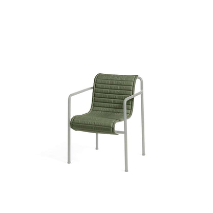 Hay Palissade quilted hynde til spisebordsstol olive