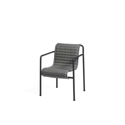 Hay Palissade quilted hynde til spisebordsstol anthracite