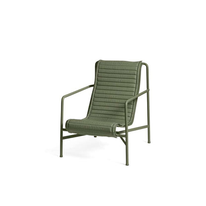 Hay Palissade quilted hynde til loungestol høj olive