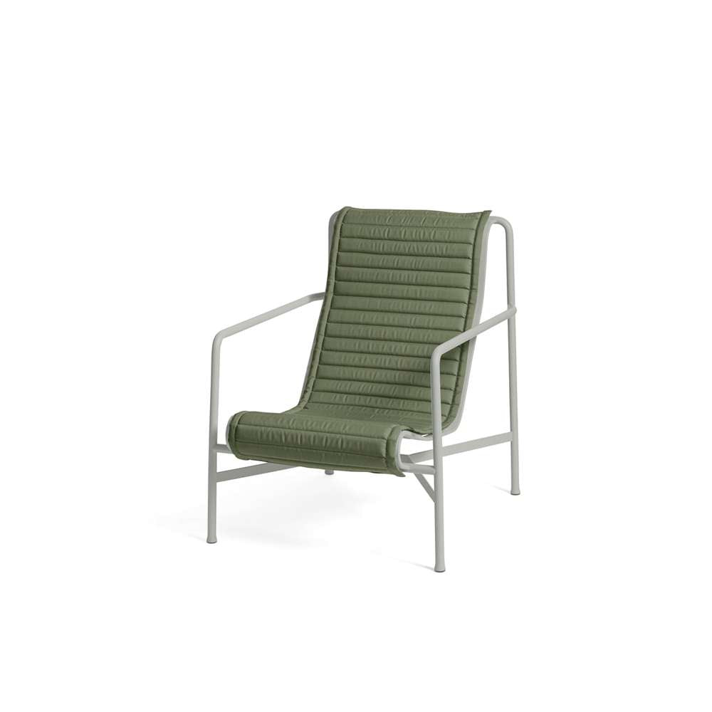 Hay Palissade quilted hynde til loungestol høj olive