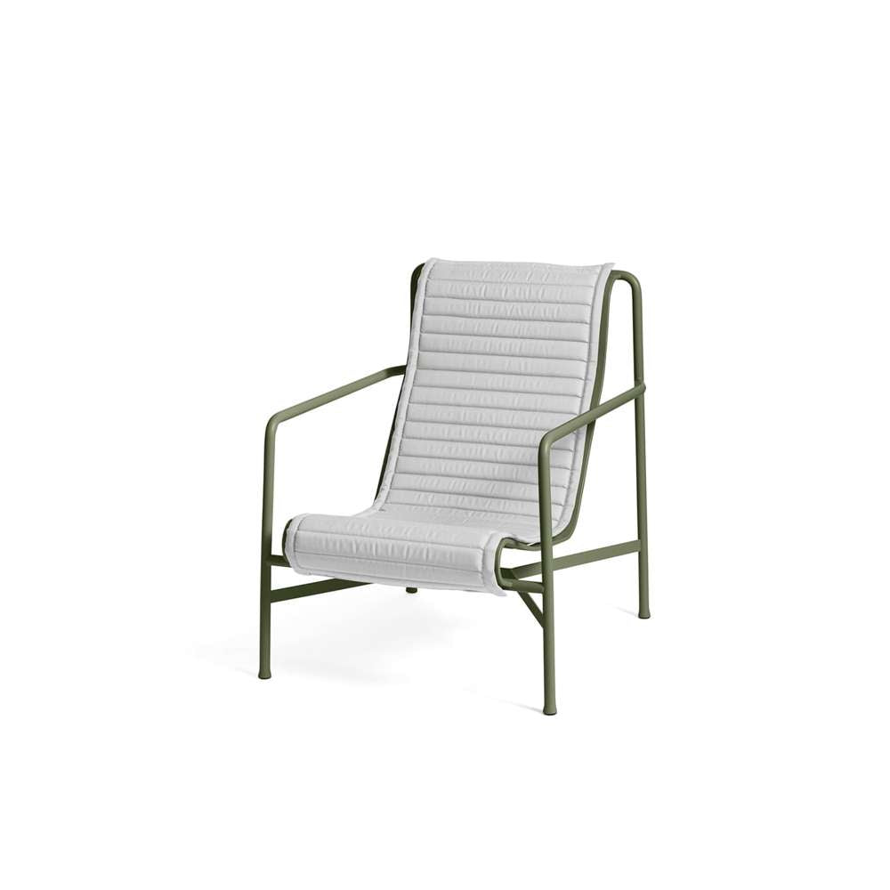 Hay Palissade quilted hynde til loungestol høj sky grey