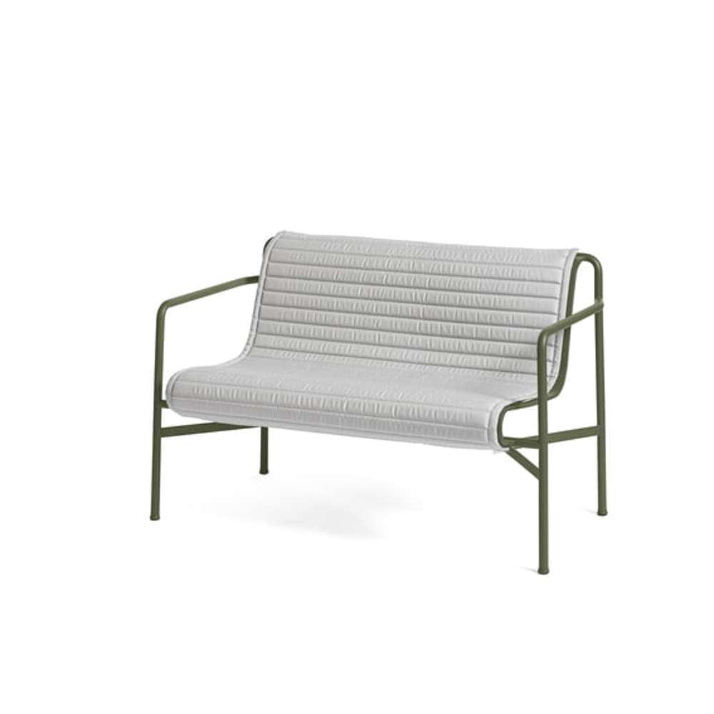 Hay Palissade quilted hynde til bænk sky grey