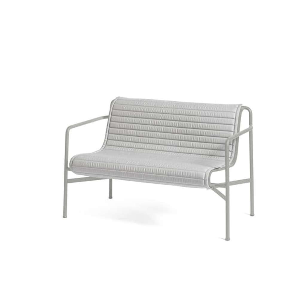 Hay Palissade quilted hynde til bænk sky grey